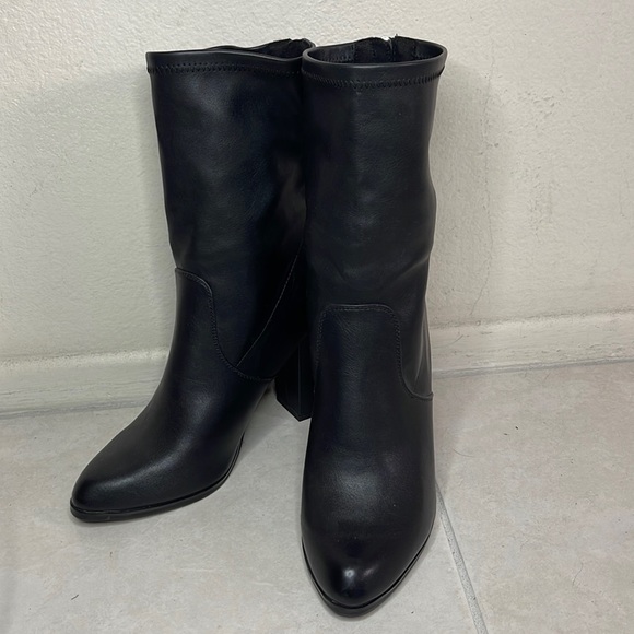 Juicy Couture Shoes - NEW JUICY COUTURE BOOTIES.  ANKLE BOOTS. BLACK BOOTIES HEELS SIZE 9